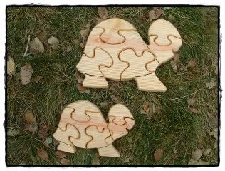 Natural Wooden Turtle Puzzle