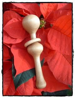 Natural Country Maple Rattle