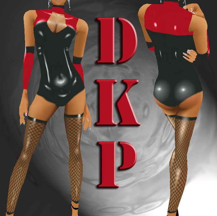 black and red pvc