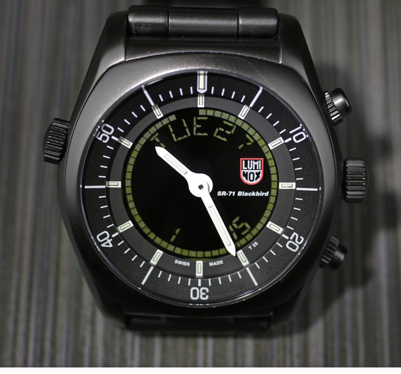 Bought this luminox sr71 blackbird ana/dig watch today. WatchUSeek