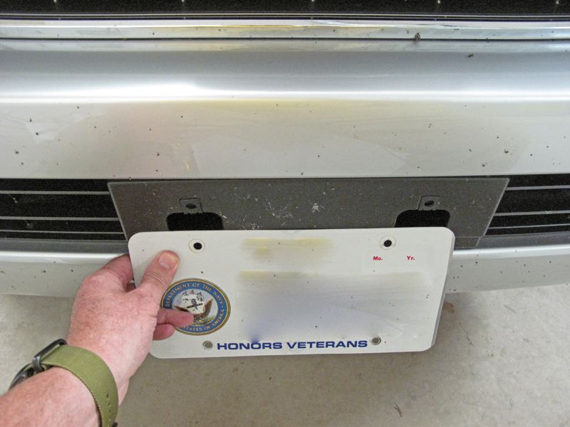 Front License Plate (no drilling) IH8MUD Forum