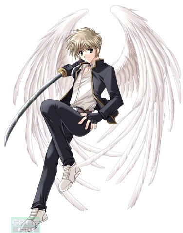 anime boy angel. oy angel