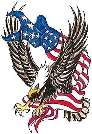 eagle and american flag tattoos. american flag eagle tattoo.