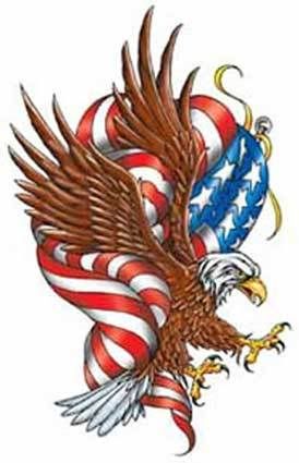 American eagle tattoo design