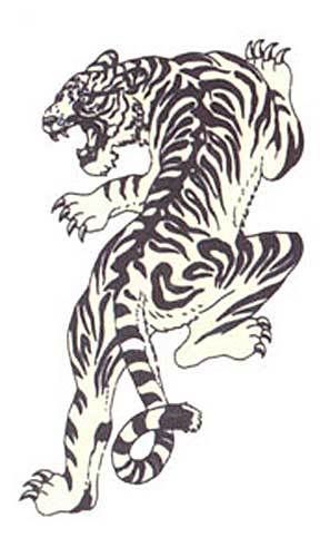 tiger japanese tattoo