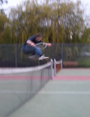 Leaping over the Tennis Net