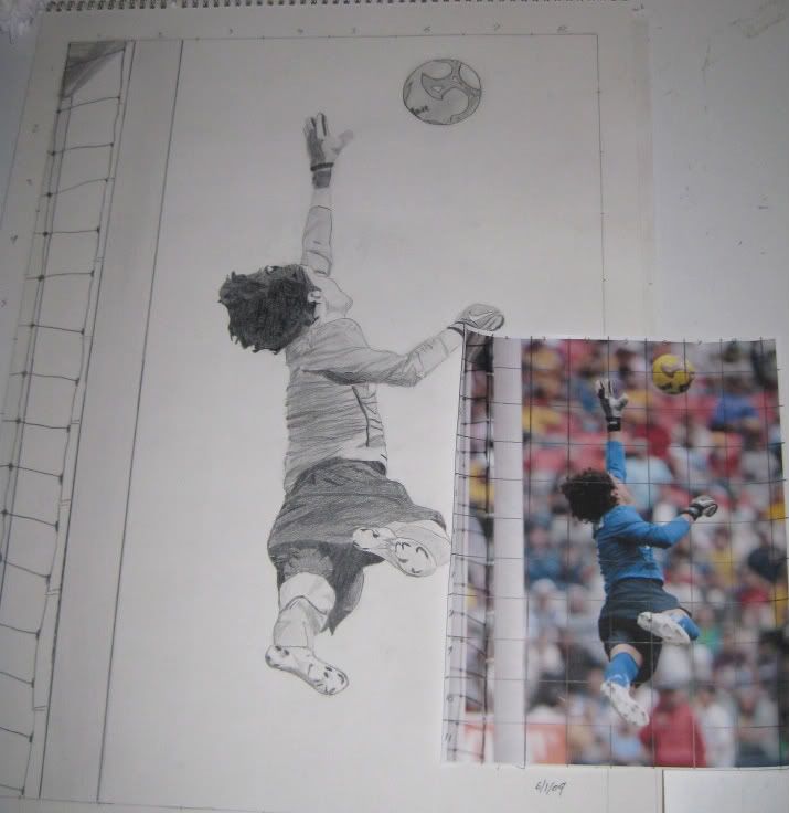 Guillermo Ochoa Drawing Photo by Photobucket
