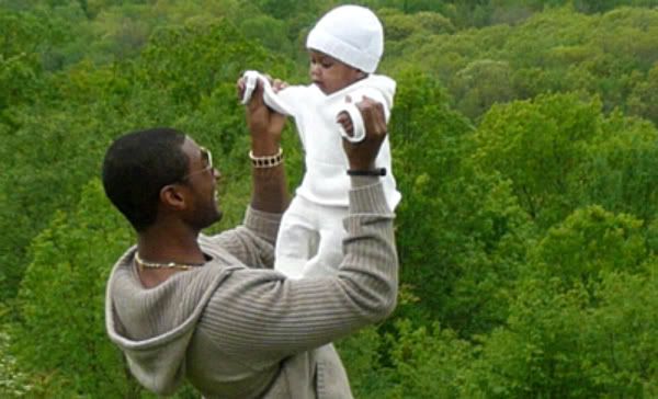 Usher &amp; His son Pictures, Images and Photos
