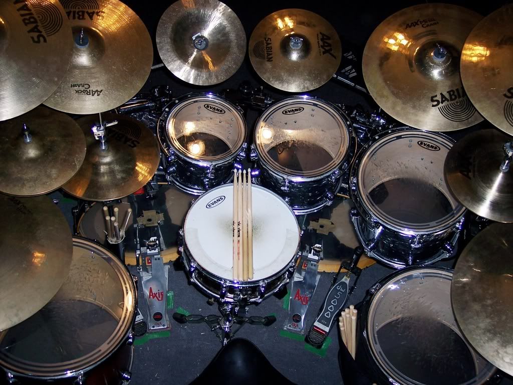 Open Handed Drummer Post your Kits Harmony Central