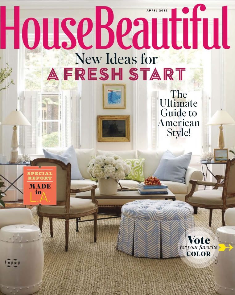 house beautiful April 2012