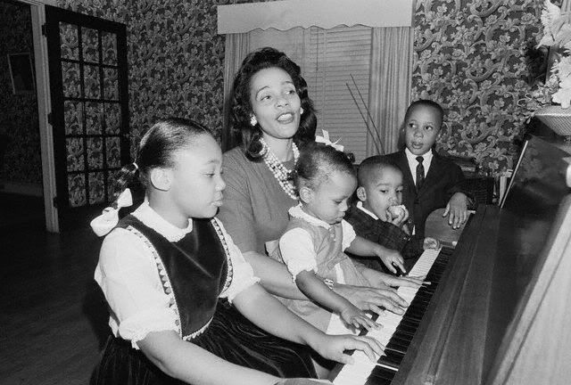 coretta scott king children piano home