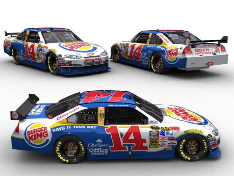 #14 Tony Stewart Burger King