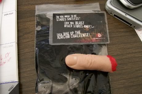 the finger, the package