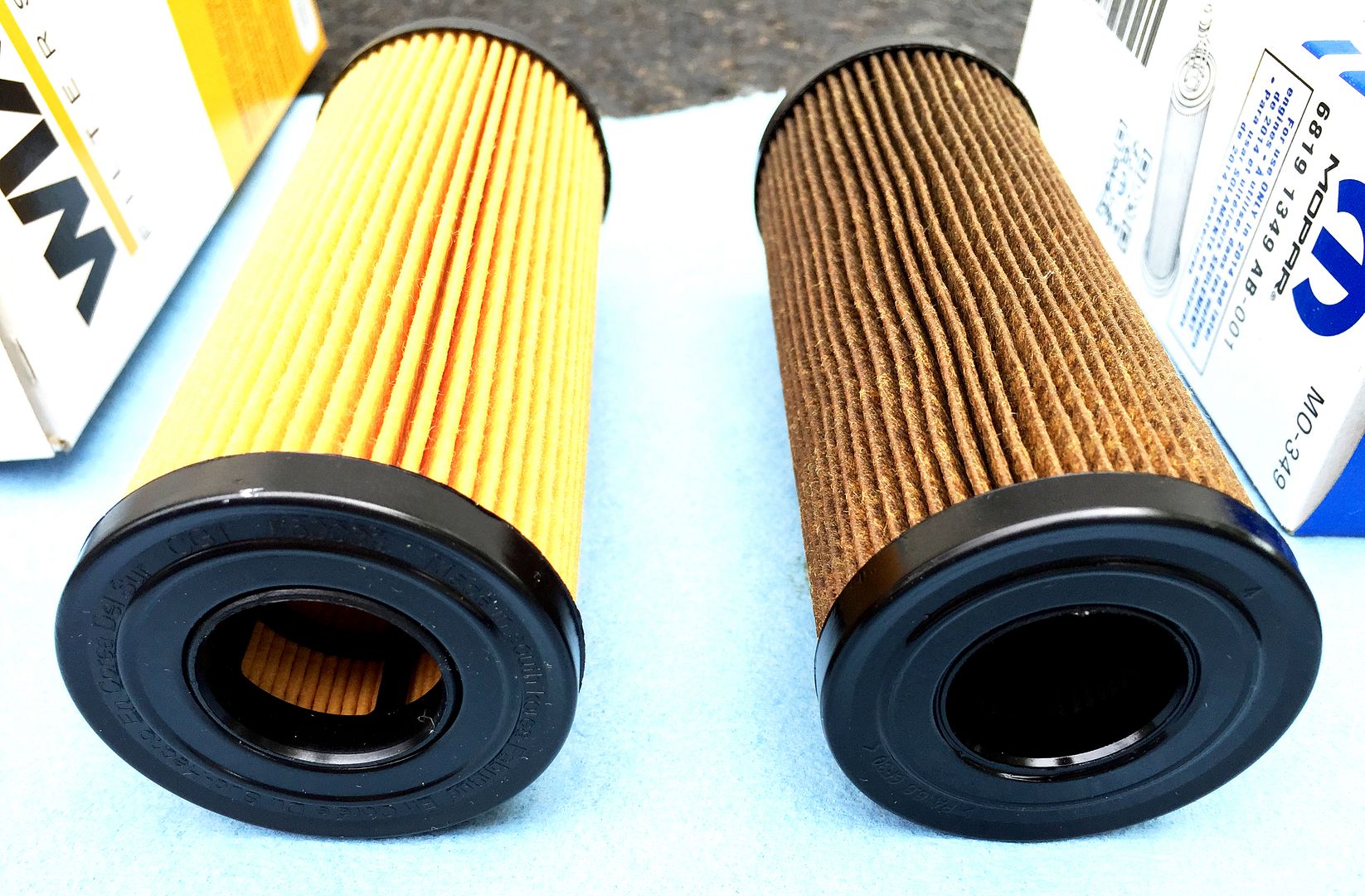 Comparison Pics of Wix vs. Mopar Oil Filters | 2014+ Jeep Cherokee Forums