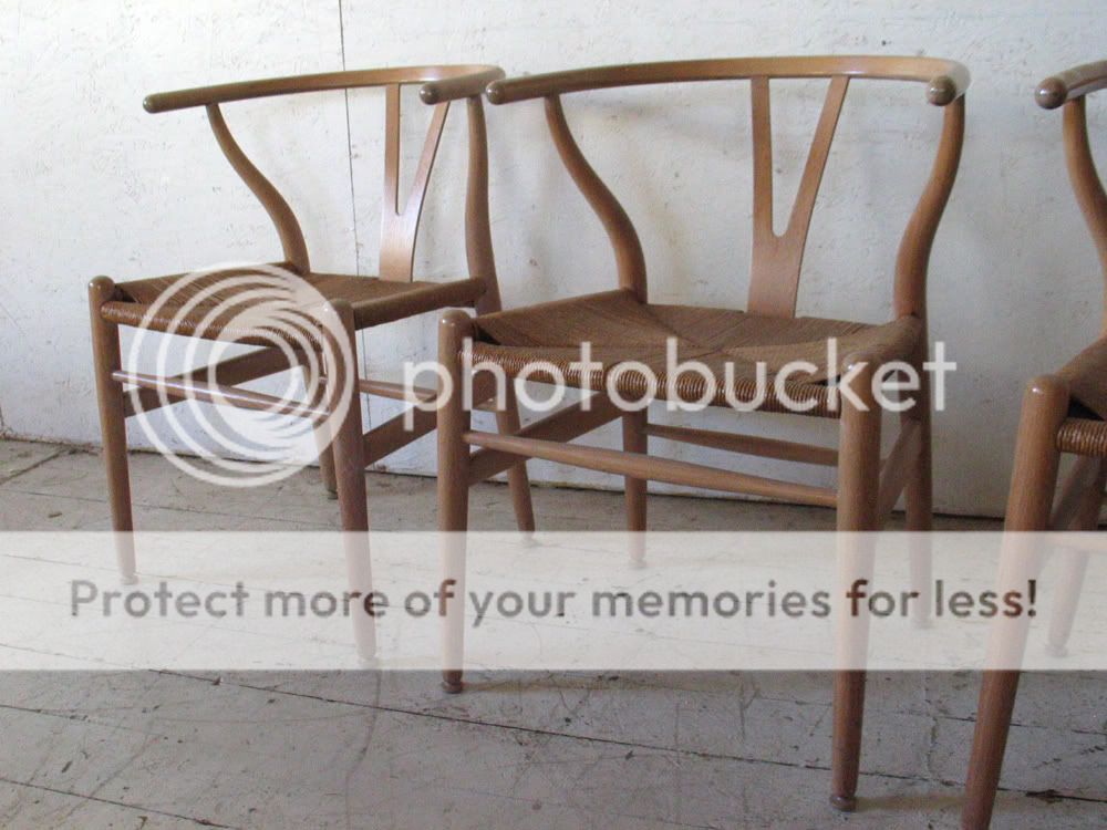 Hans Wegner Danish Modern Chairs , Y Chairs   Authentic Vintage SET OF 