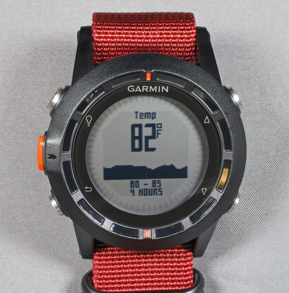 fenix 5 thermometer