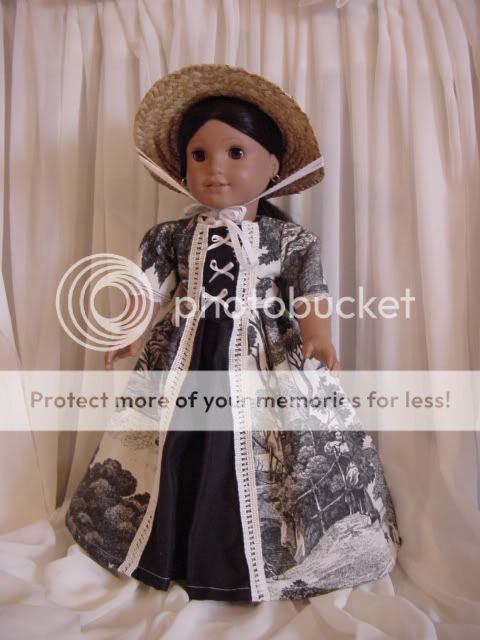 Colonial Felicity Dress Gown Fits 18 American Girl Doll