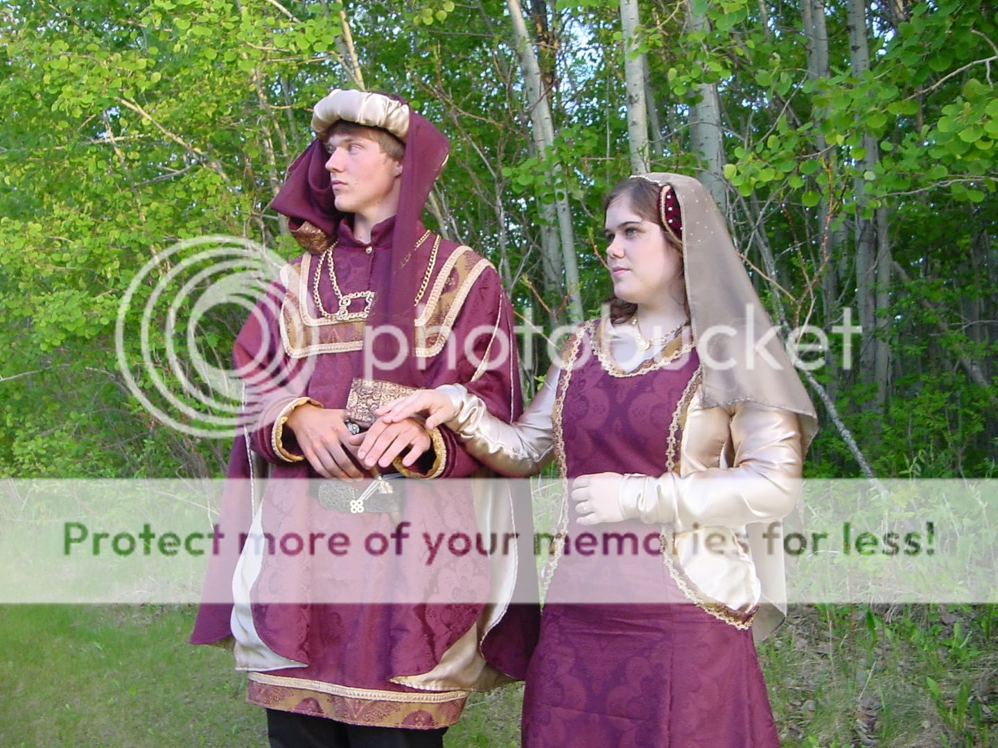 Male/Woman Renaissance Medieval dress Couple costumes  