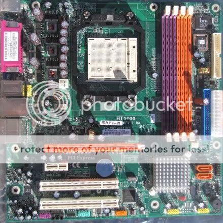 ECS MCP61SM AM V.1.0A SOCKET AM2 AMD MOTHERBOARD uATX  