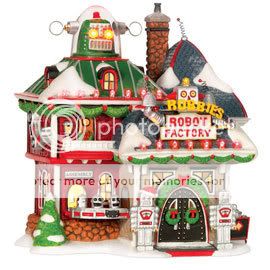 Dept. 56 North Pole ROBBIES ROBOT FACTORY  