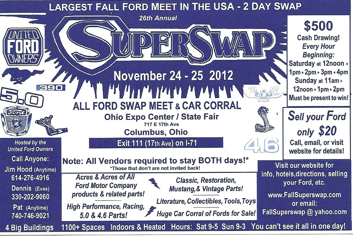 Ford fall swap meet in columbus #4