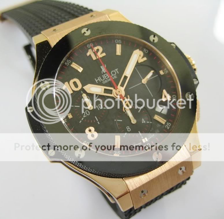 HUBLOT BIG BANG 44MM ROSE GOLD CERAMIC 301.PB.131.RX  