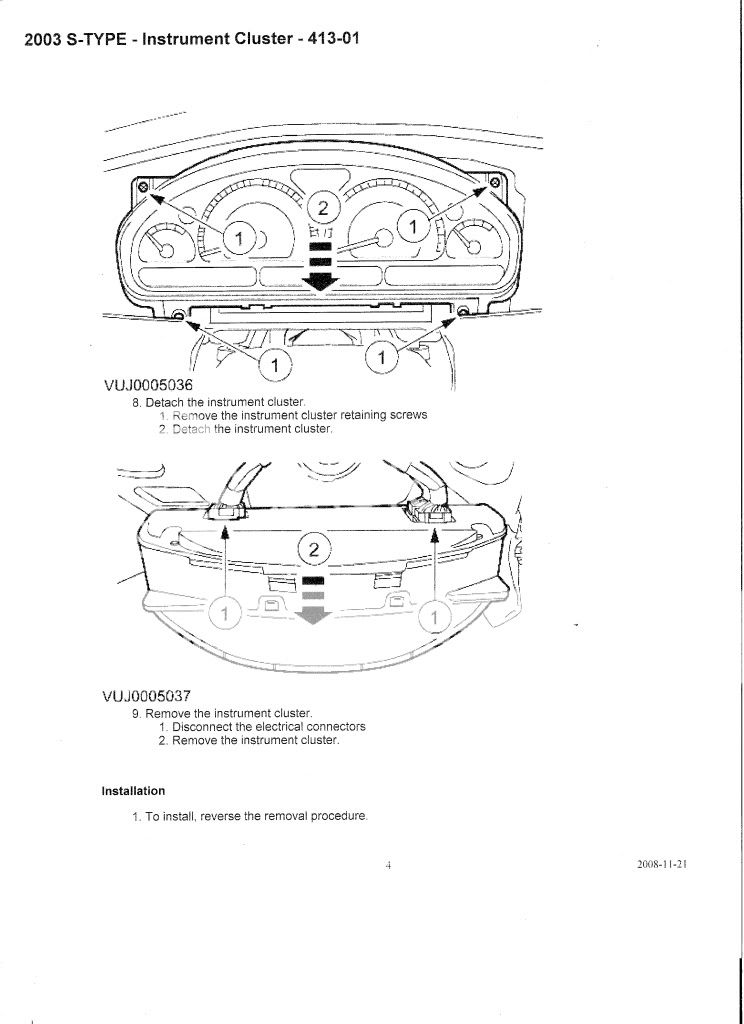 Removal of Instrument Cluster - Jaguar Forums - Jaguar Enthusiasts Forum